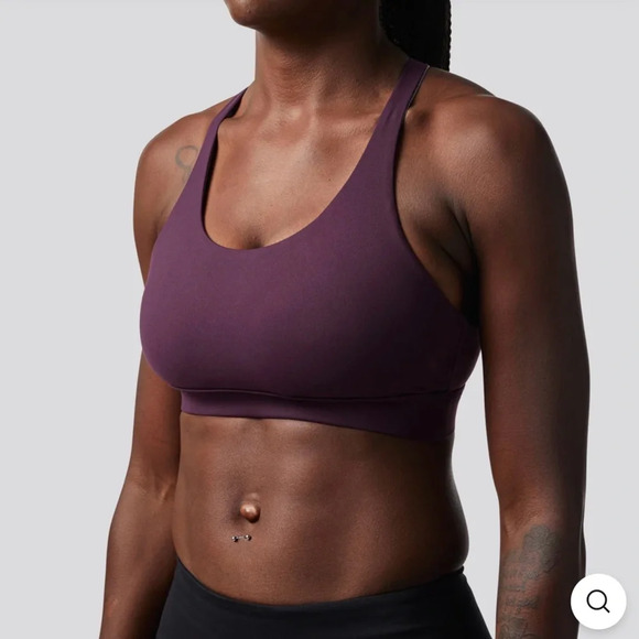 NWT Born Primitive Max Effort Sports Bra Purple Size XS - Picture 2 of 9